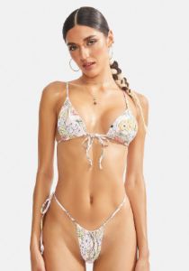 Vintage Bloom Cove Bikini Top sold by Dolls Kill