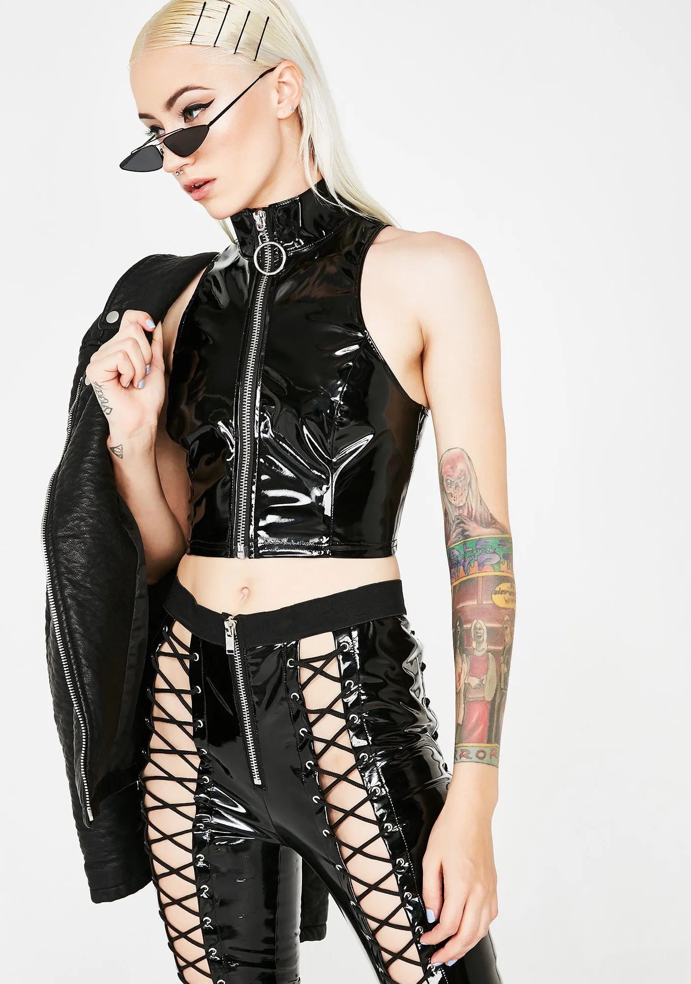 Mistress Of Doom Vinyl Top sold by Dolls Kill product image thumbnail 2