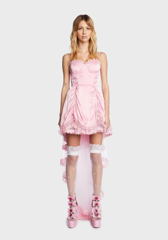 Pretty Charms High-Low Dress sold by Dolls Kill
