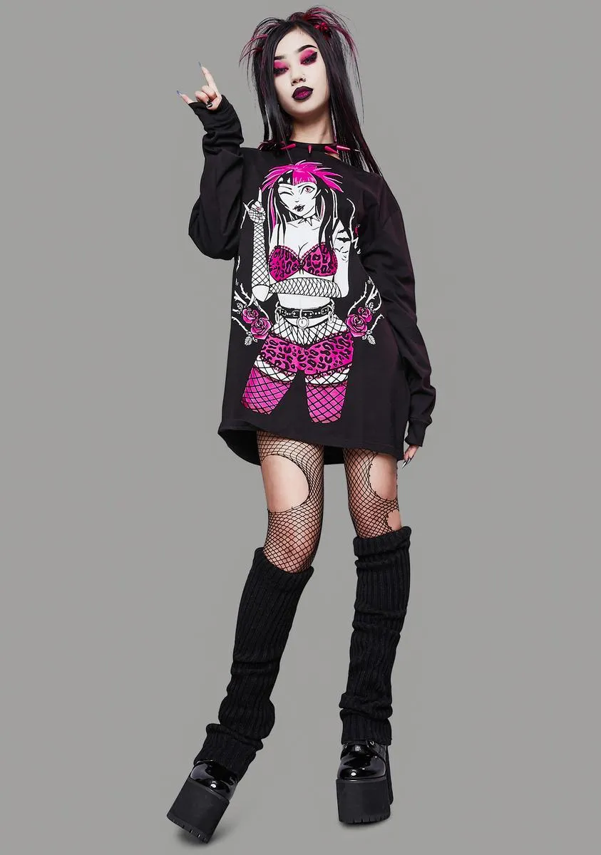 Out Of My Head Graphic Tee sold by Dolls Kill product image thumbnail 3