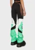 Moto Mesh Pants - Green sold by Dolls Kill