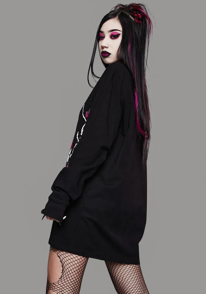 Out Of My Head Graphic Tee sold by Dolls Kill product image thumbnail 4