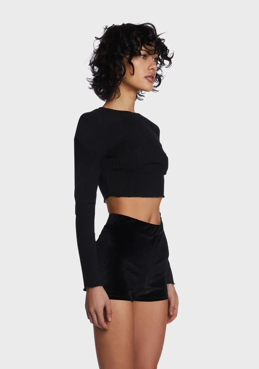 Cozy Joint Cropped Sweater sold by Dolls Kill product image thumbnail 3