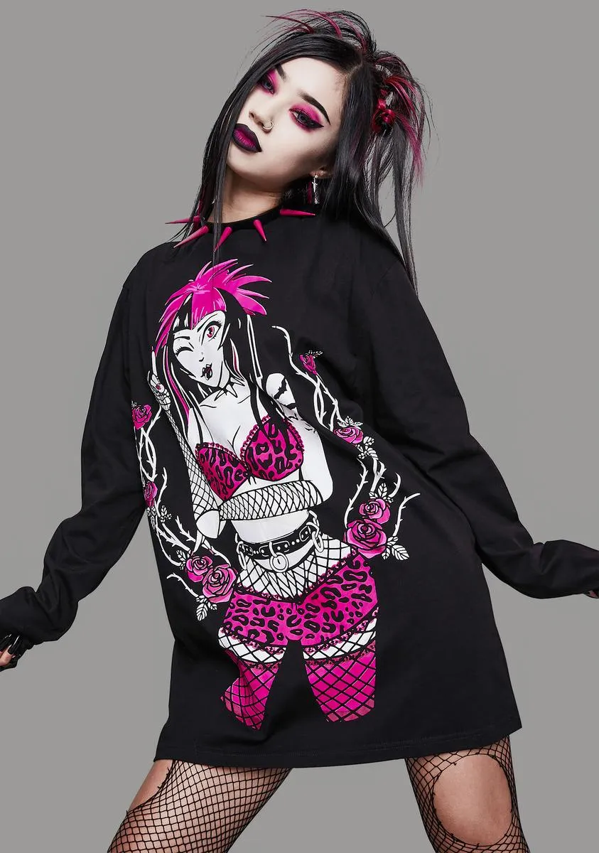 Out Of My Head Graphic Tee sold by Dolls Kill product image thumbnail 2