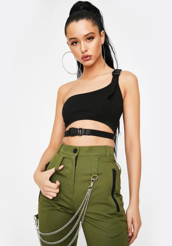 Midnight Going Bad Buckle Tank sold by Dolls Kill