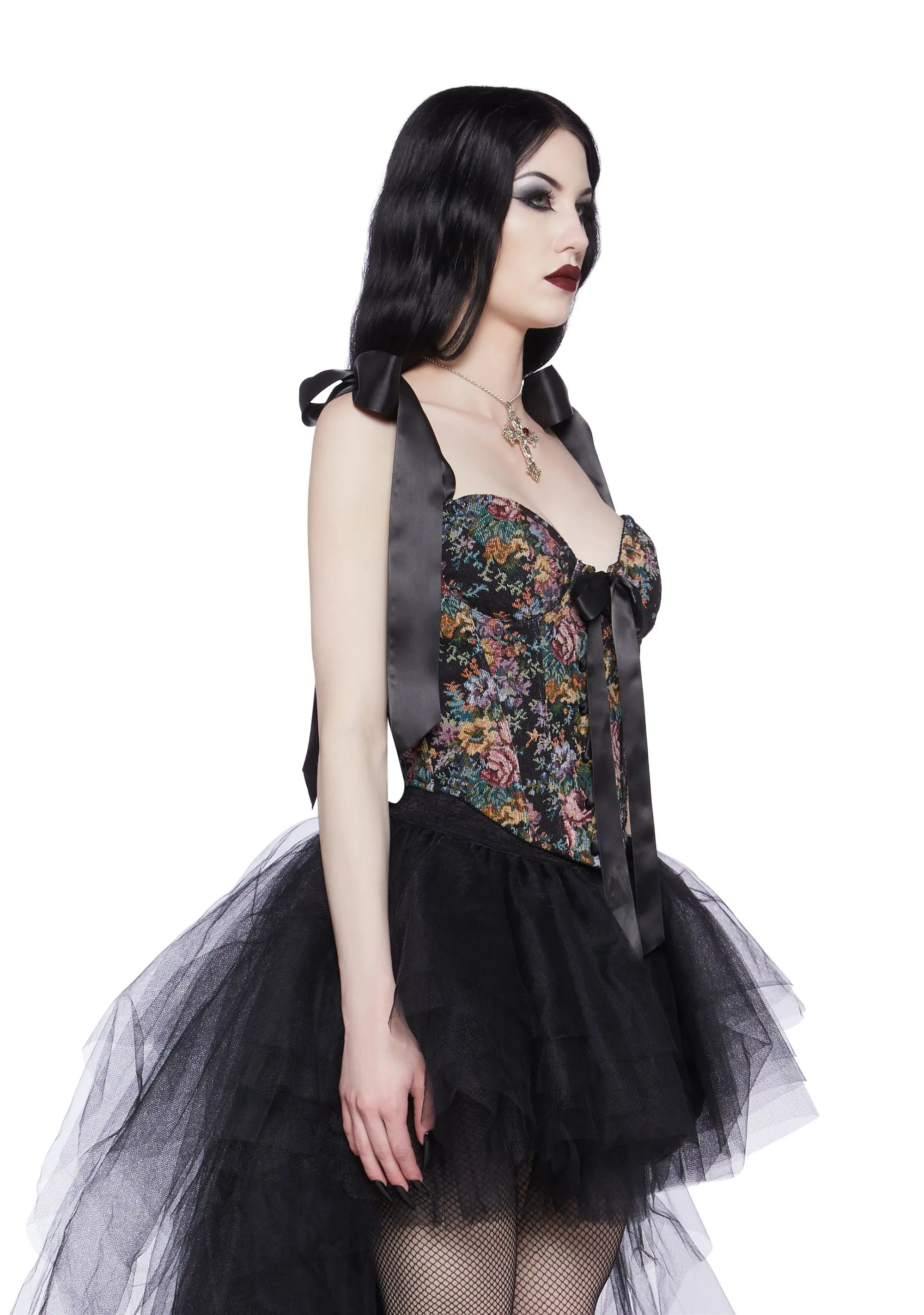 Moonlit Garden Corset Top sold by Dolls Kill product image thumbnail 4