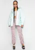 Metallic Mint Hooded Puffer Jacket sold by Dolls Kill