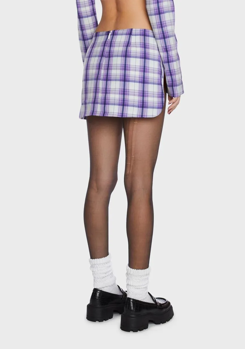 Wilson Plaid Mini Skirt sold by Dolls Kill product image thumbnail 4