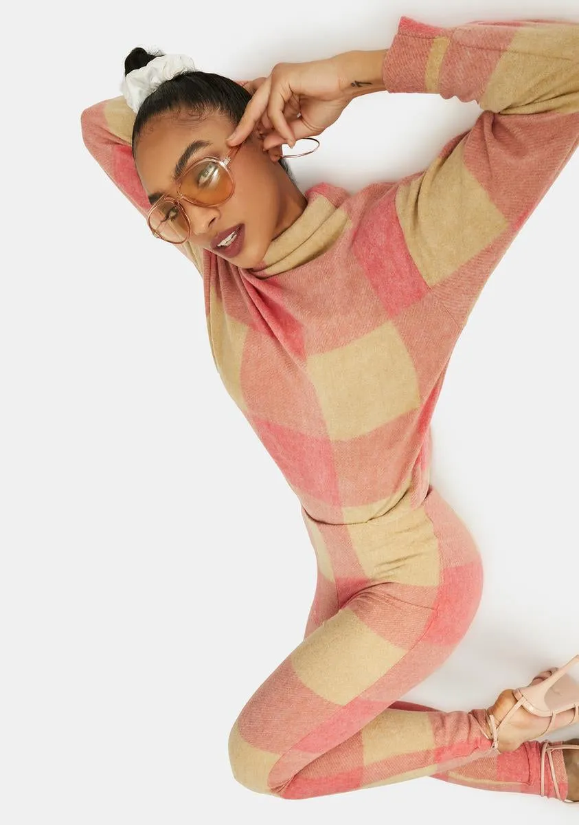 All Up In My Feels Plaid Sweater Set sold by Dolls Kill product image thumbnail 2