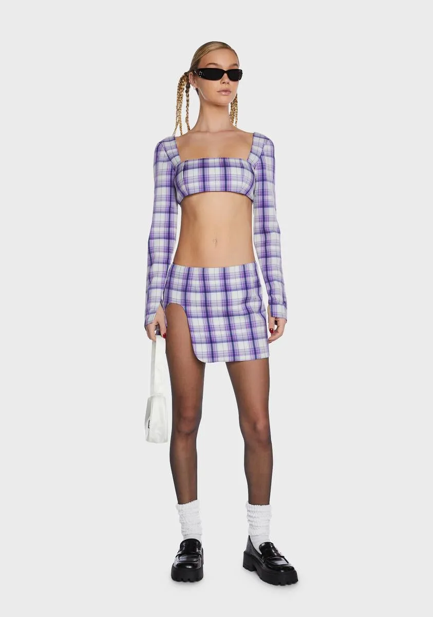 Wilson Plaid Mini Skirt sold by Dolls Kill product image thumbnail 2