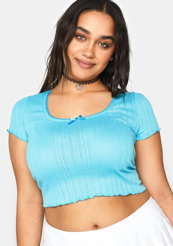 Plus Weekend Getaway Crop Top sold by Dolls Kill