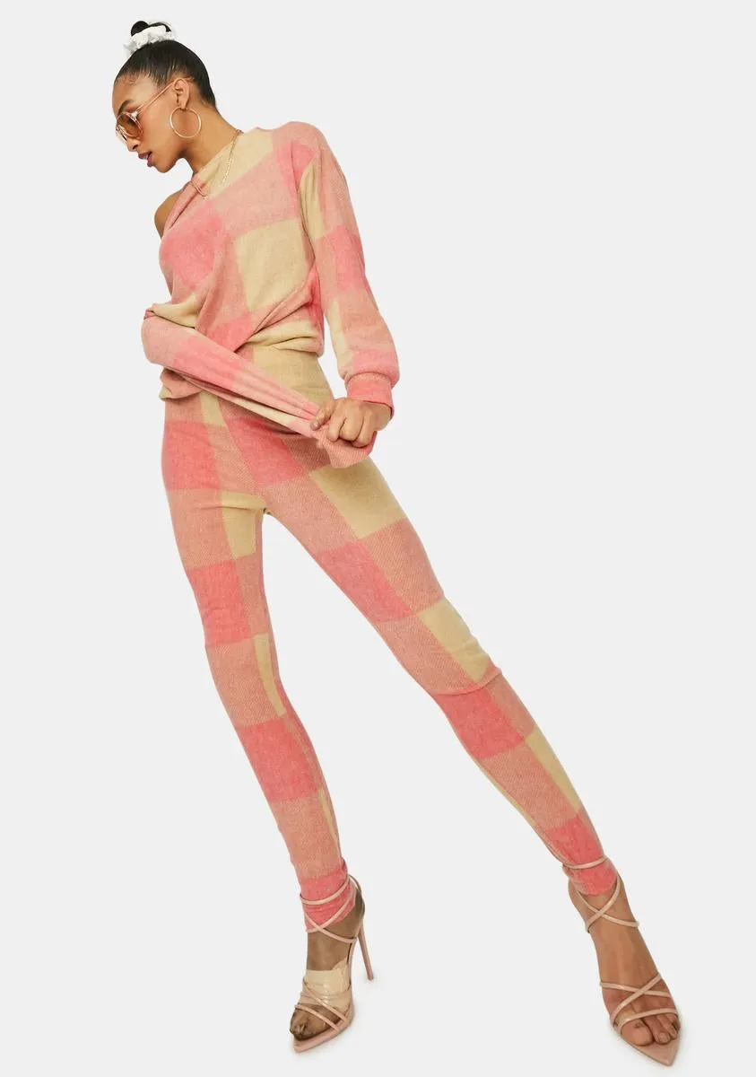 All Up In My Feels Plaid Sweater Set sold by Dolls Kill product image thumbnail 3