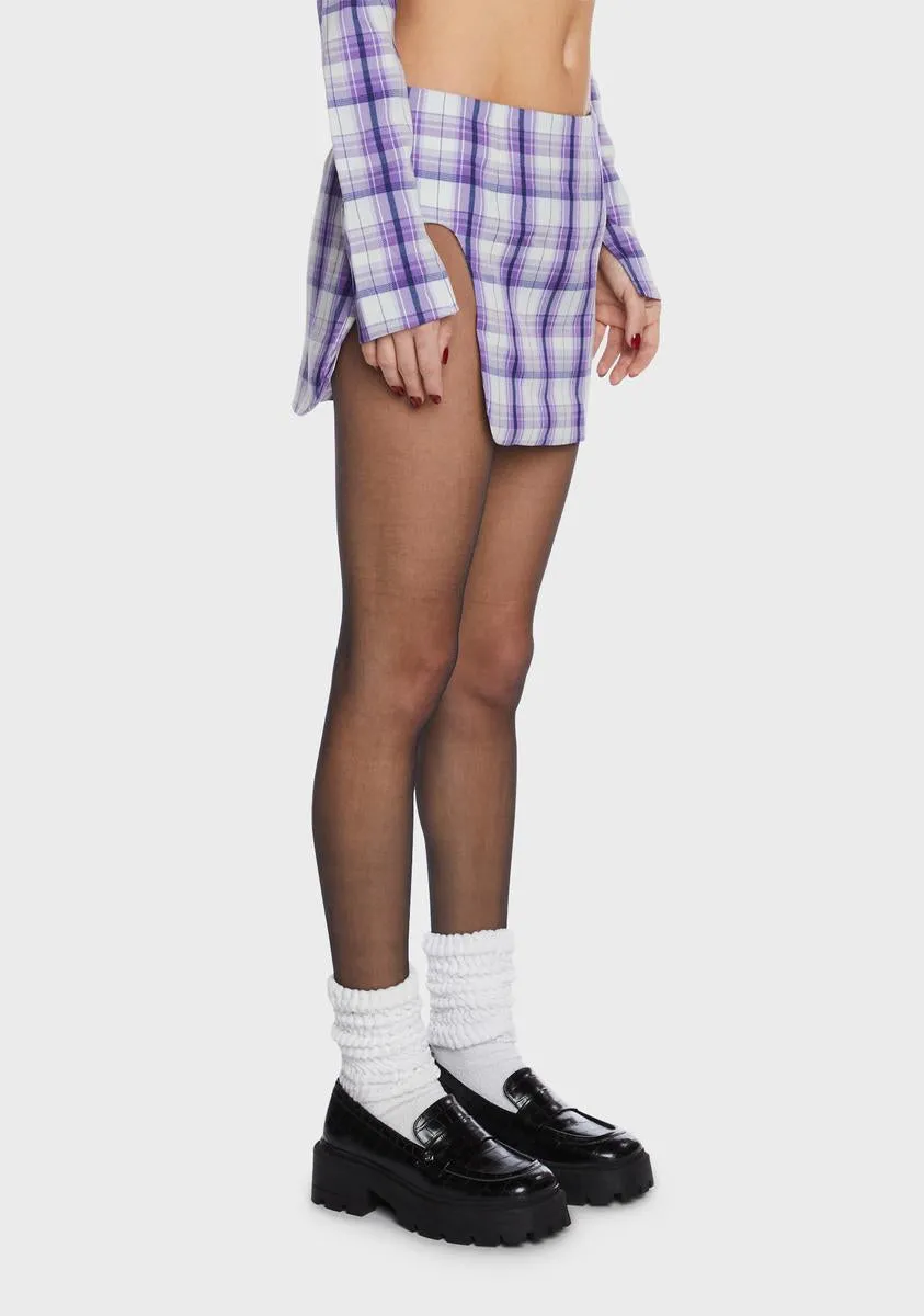 Wilson Plaid Mini Skirt sold by Dolls Kill product image thumbnail 3