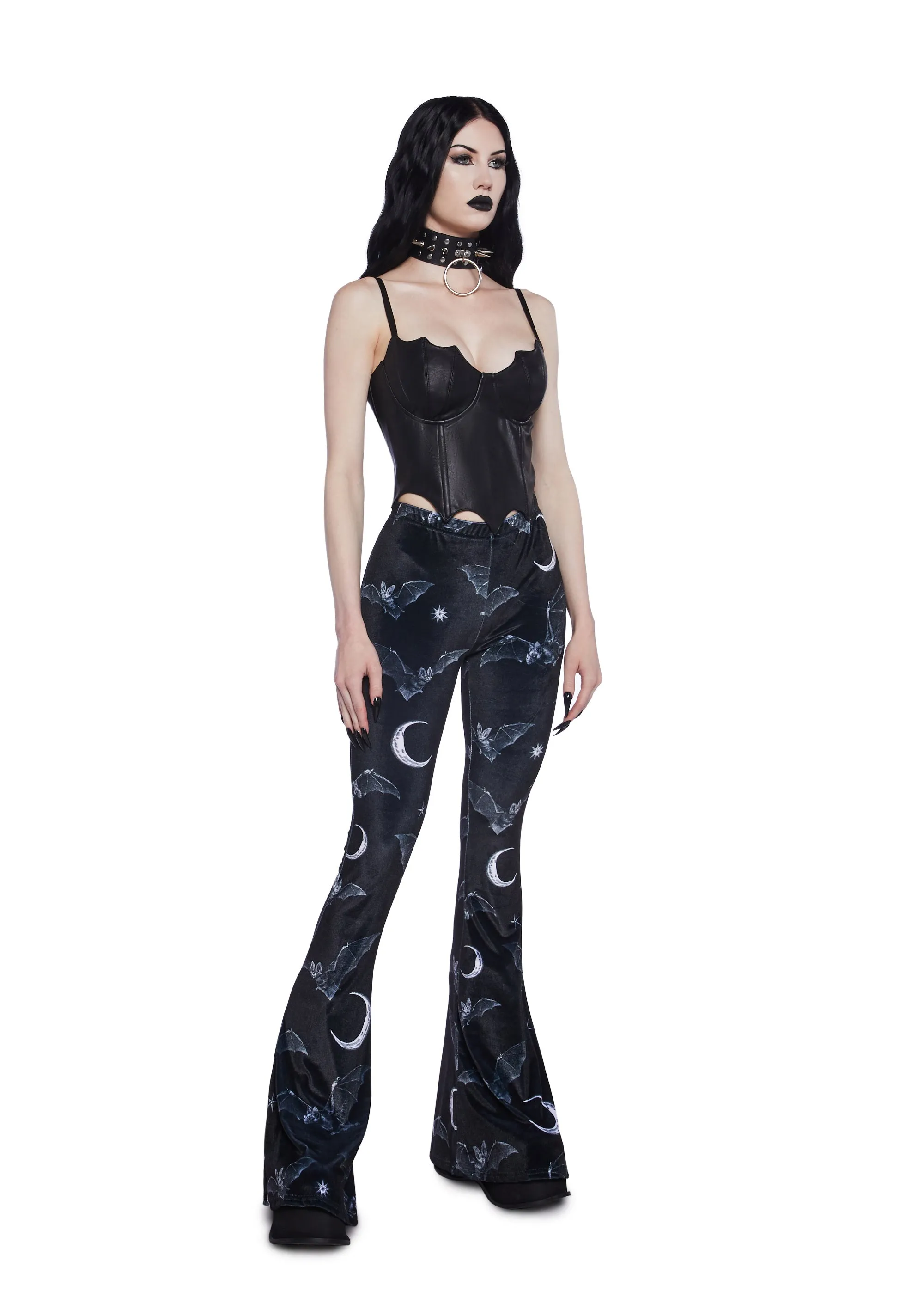 Nocturnal Flights Flared Pants sold by Dolls Kill product image thumbnail 2