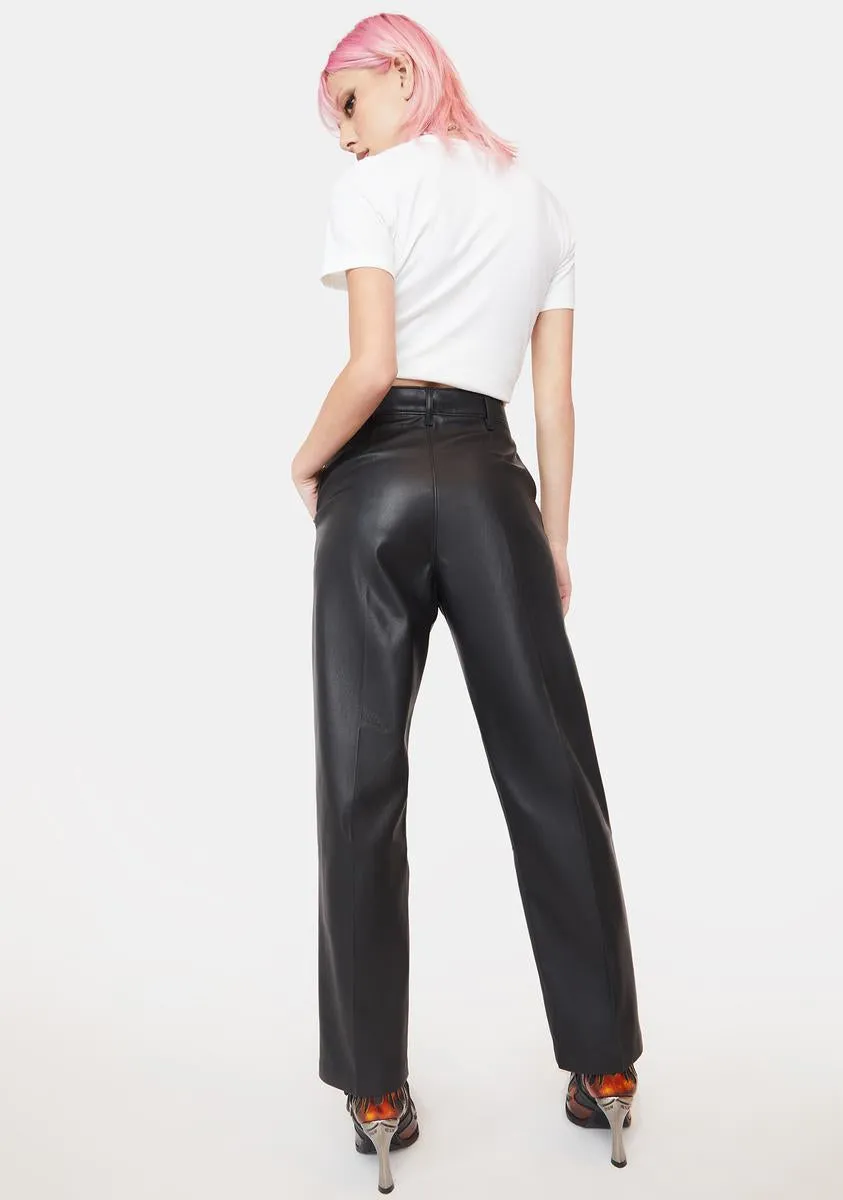 Math Club Faux Leather Pants sold by Dolls Kill product image thumbnail 4