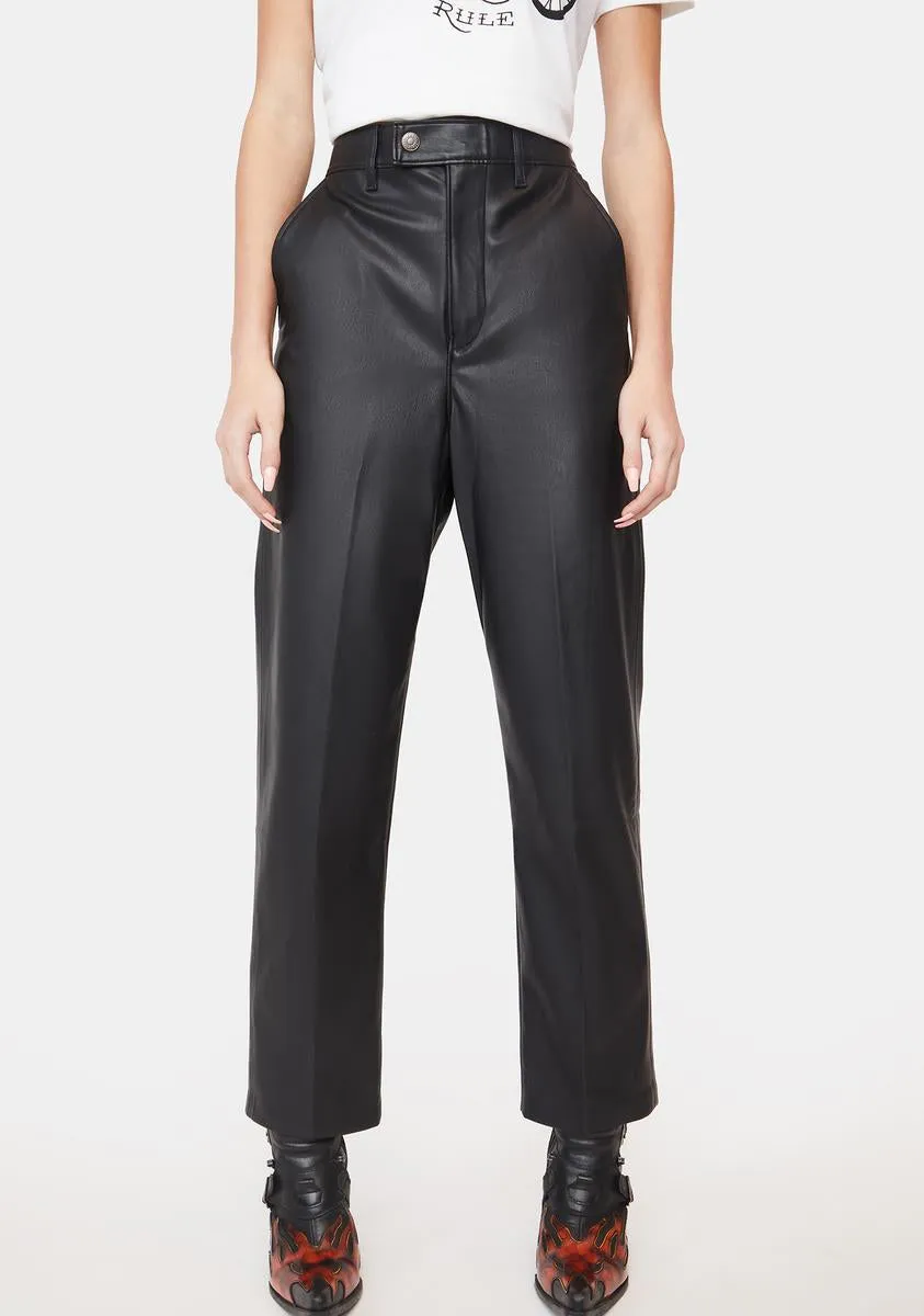 Math Club Faux Leather Pants sold by Dolls Kill