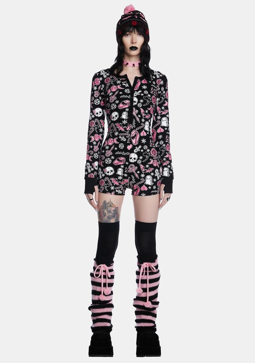 Revenge Served Sweet Thermal Romper sold by Dolls Kill product image thumbnail 3