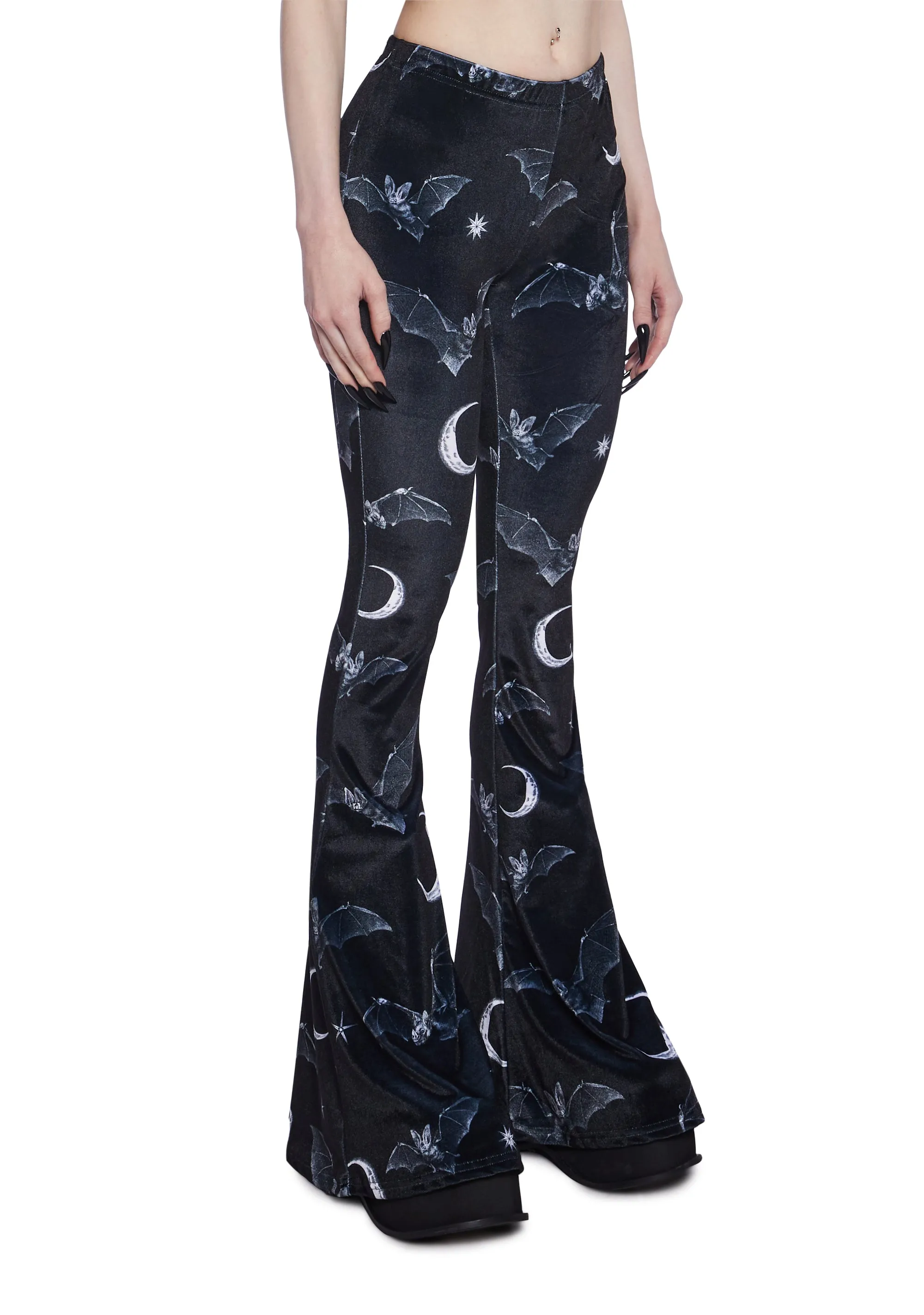Nocturnal Flights Flared Pants sold by Dolls Kill product image thumbnail 5