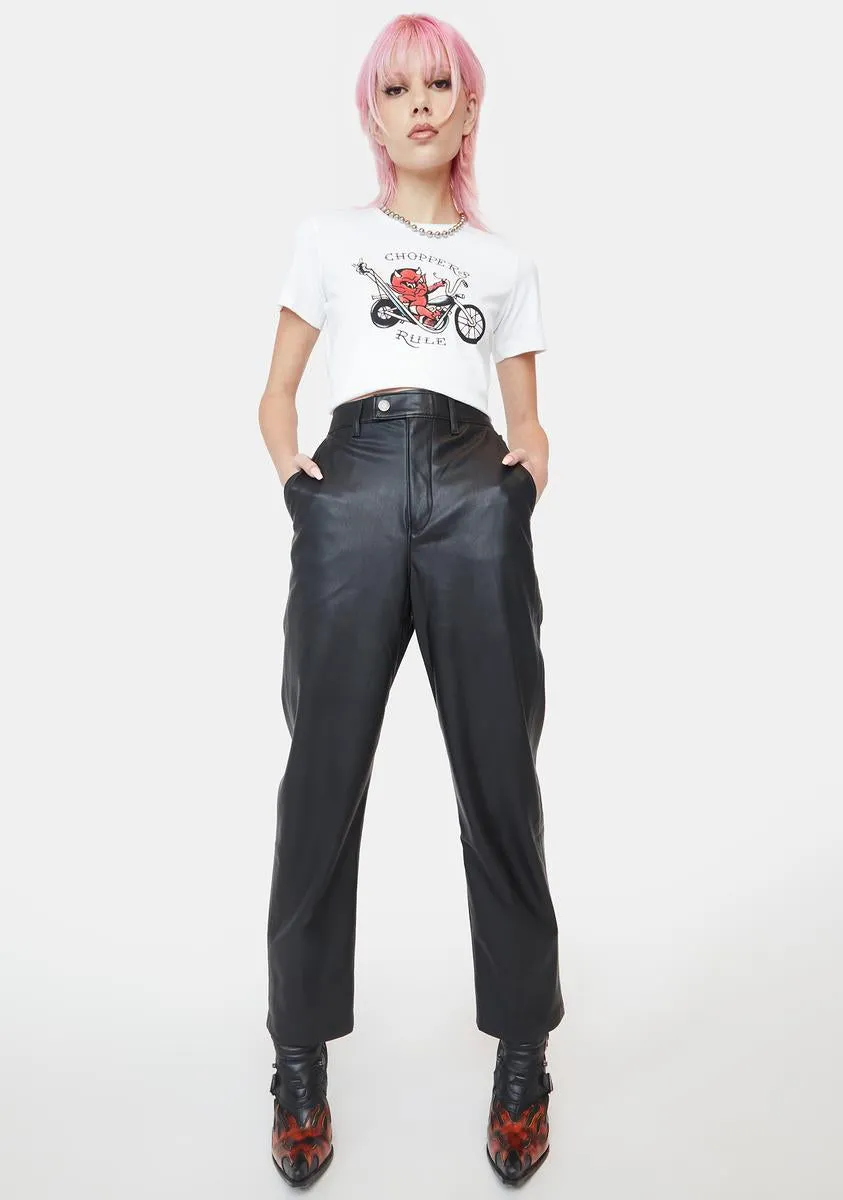 Math Club Faux Leather Pants sold by Dolls Kill product image thumbnail 3