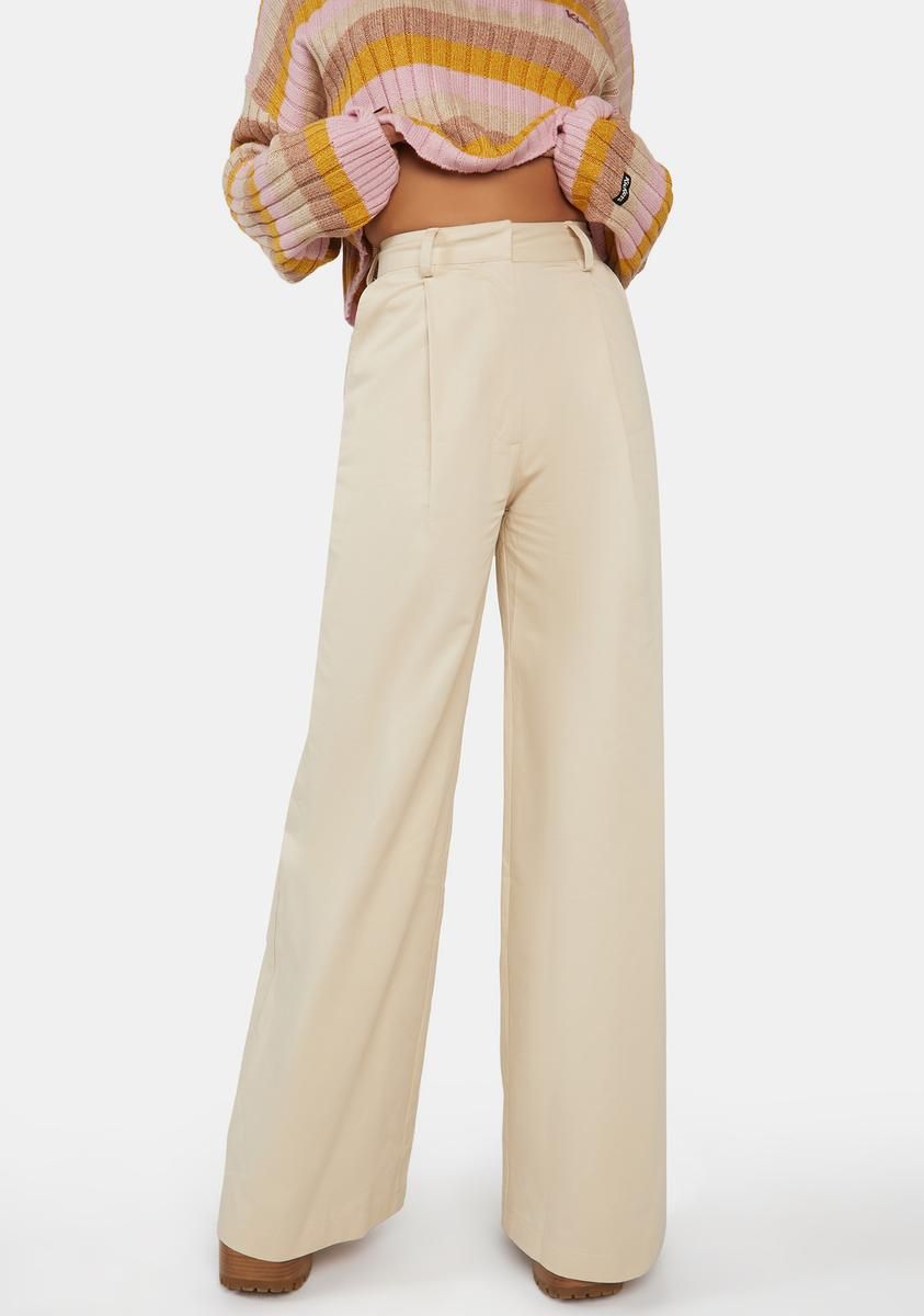Drilled Tailored Trousers sold by Dolls Kill