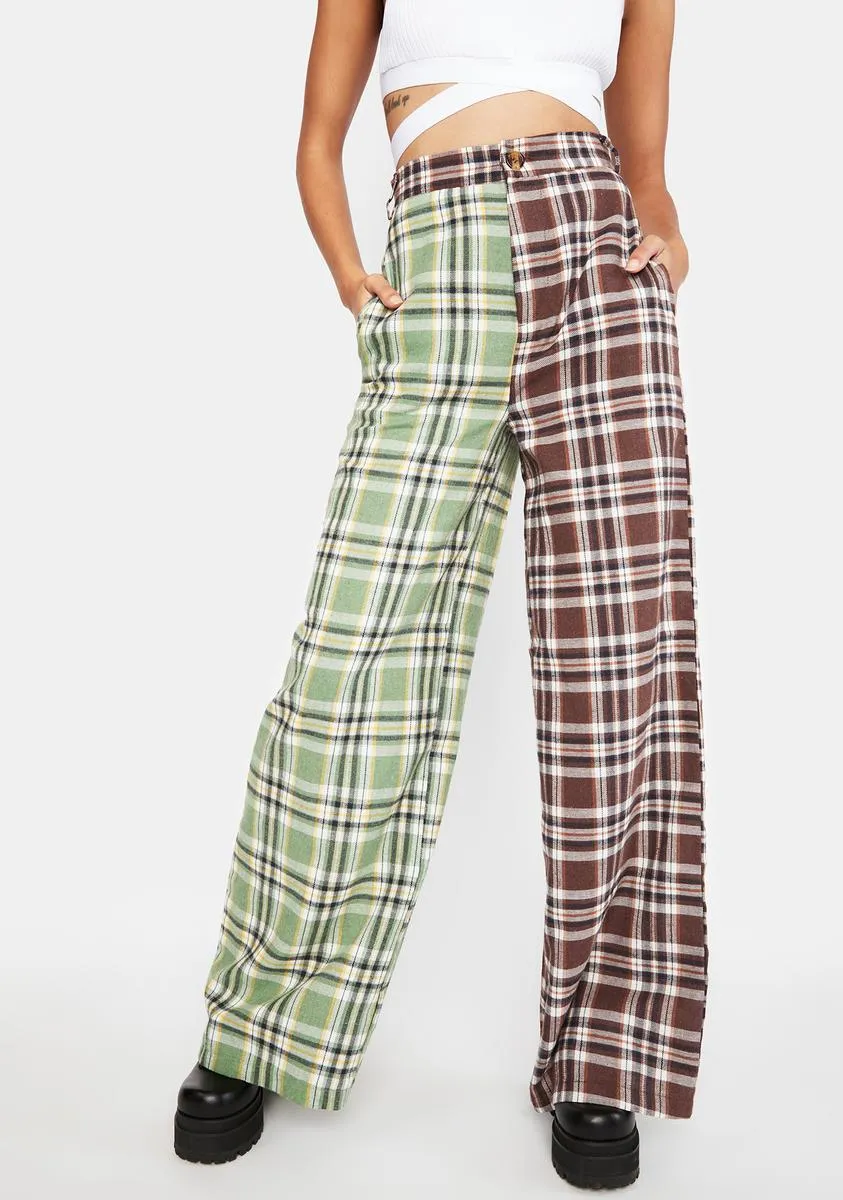 Plaid Laura Trousers sold by Dolls Kill