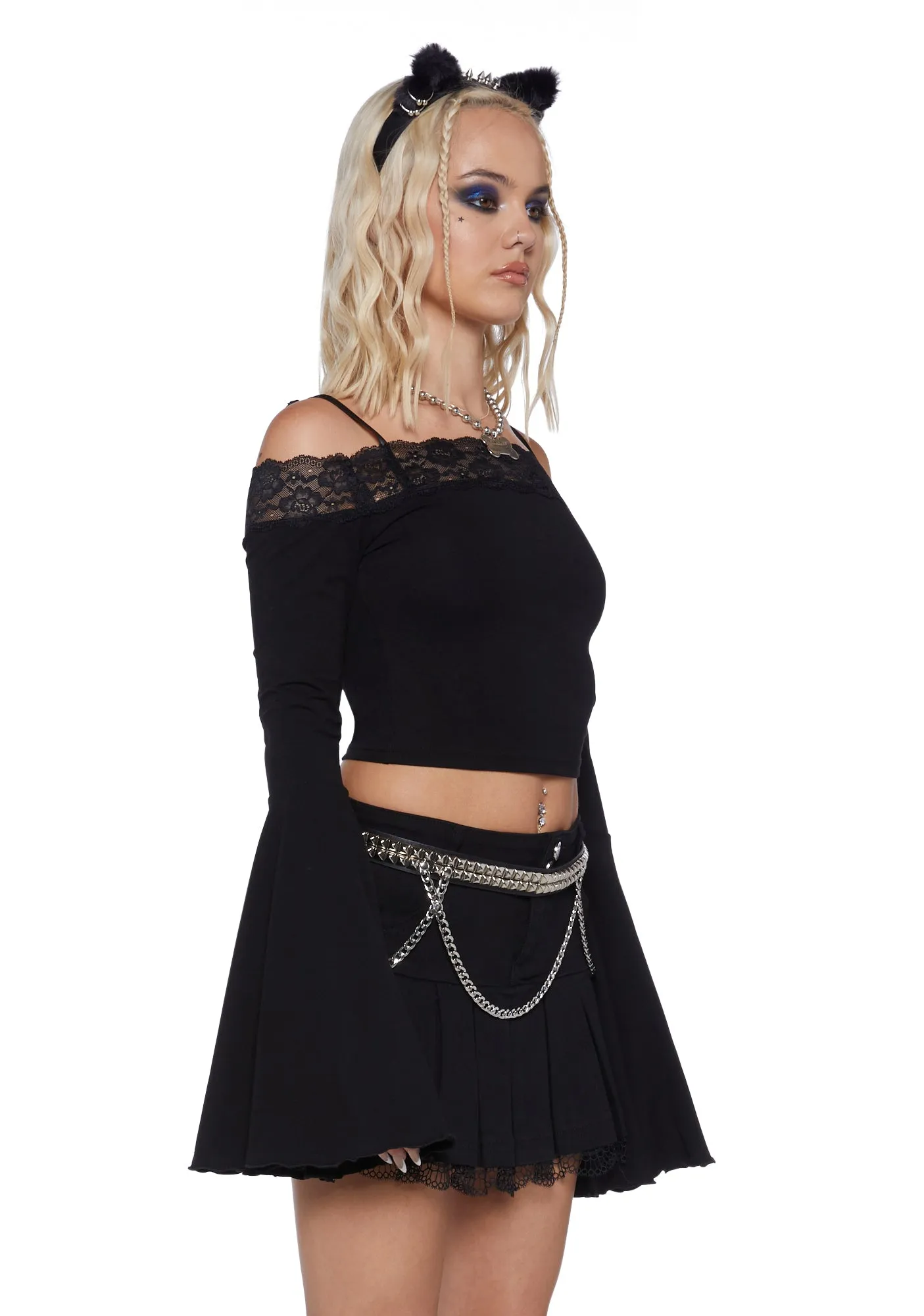 Tempting Me Off Shoulder Top sold by Dolls Kill product image thumbnail 3