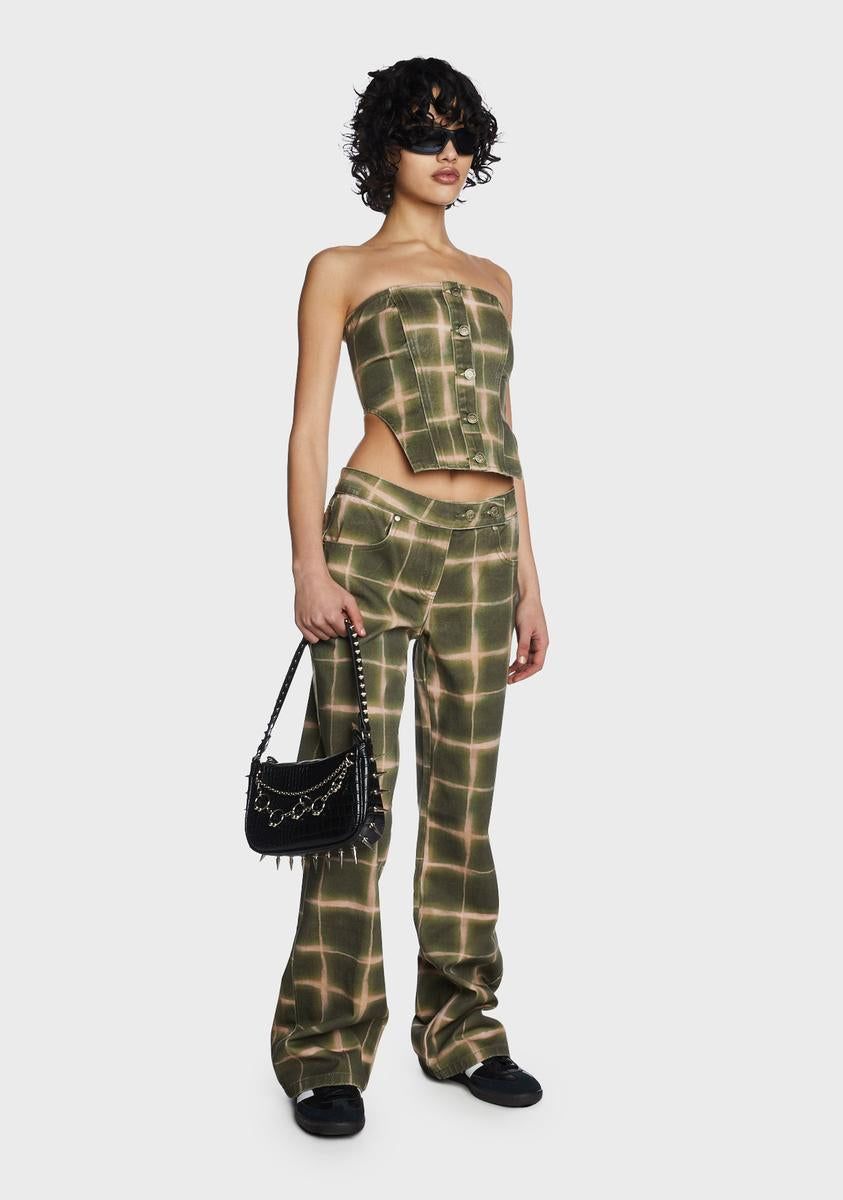 Activist Checkered Pants sold by Dolls Kill product image thumbnail 5