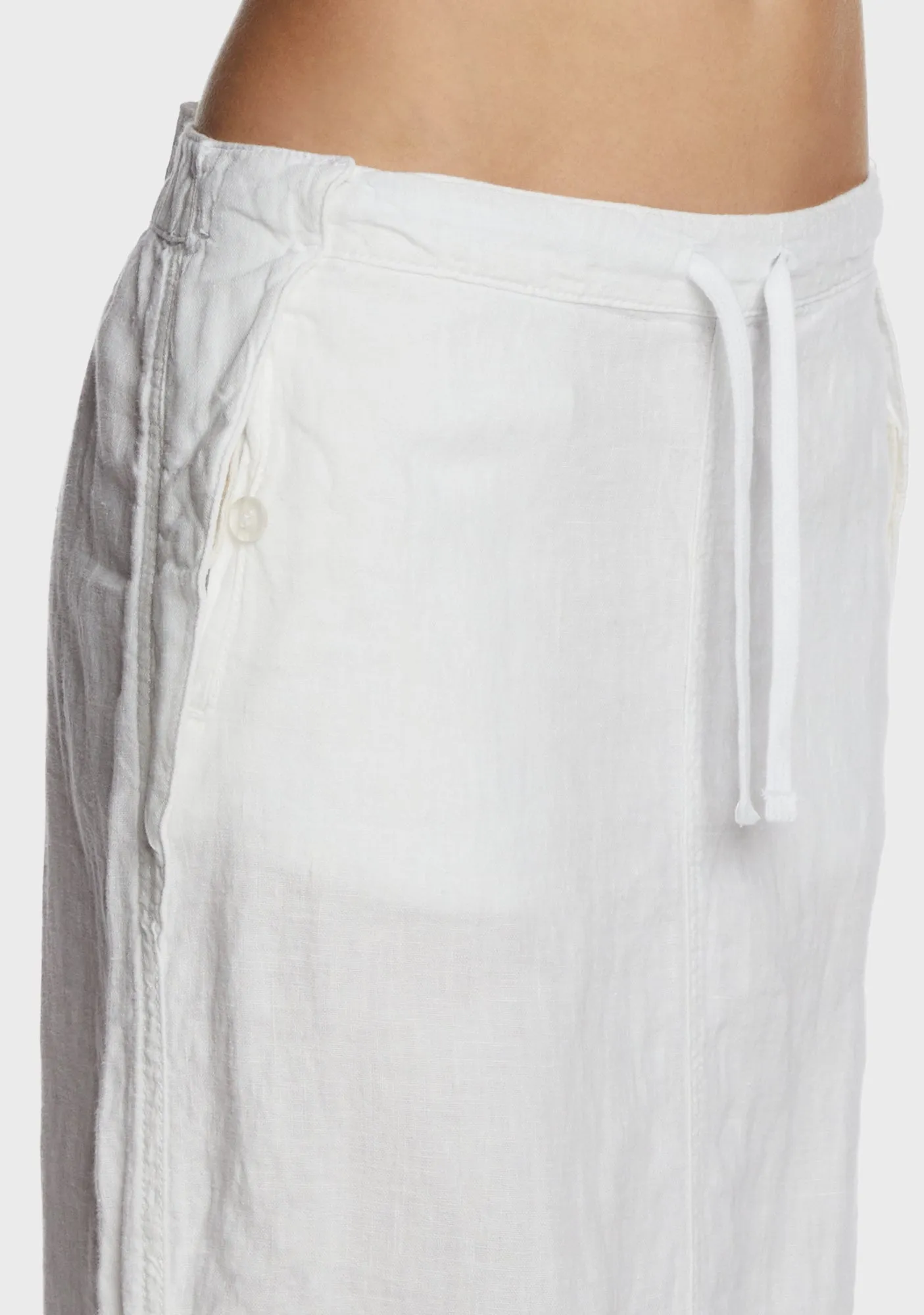 Baggy Linen Maxi Skirt sold by Dolls Kill product image thumbnail 2