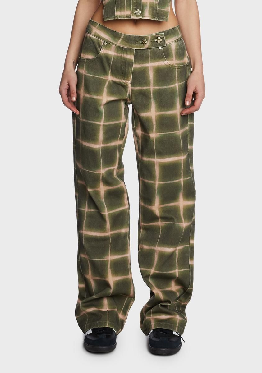 Activist Checkered Pants sold by Dolls Kill
