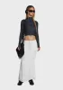 Baggy Linen Maxi Skirt sold by Dolls Kill