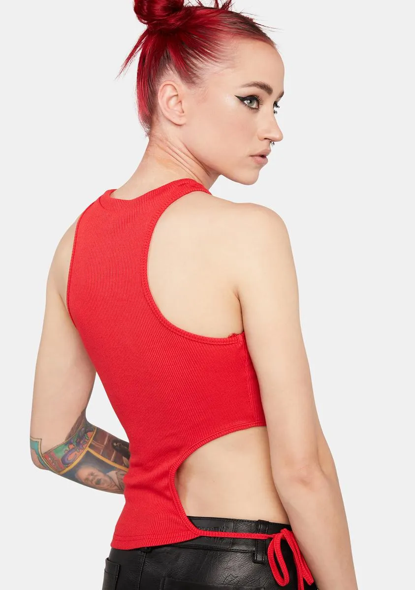 Rock And Me High Neck Top sold by Dolls Kill product image thumbnail 4