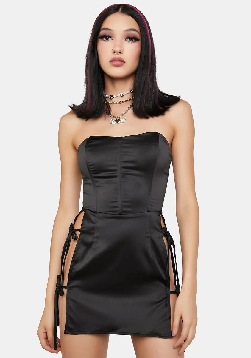 Hot Reception Corset Mini Dress sold by Dolls Kill