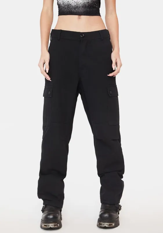 Leveled Up Twill Cargo Pants sold by Dolls Kill
