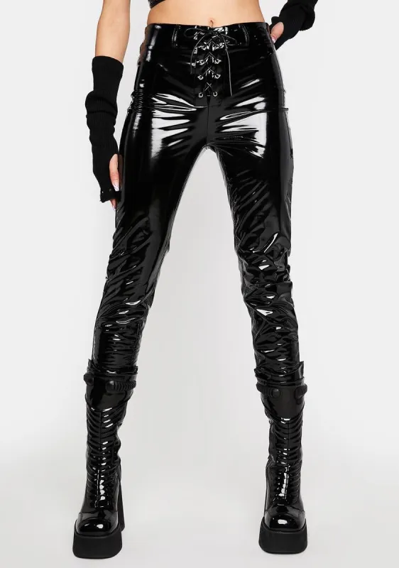 Natalie Vinyl Pants sold by Dolls Kill
