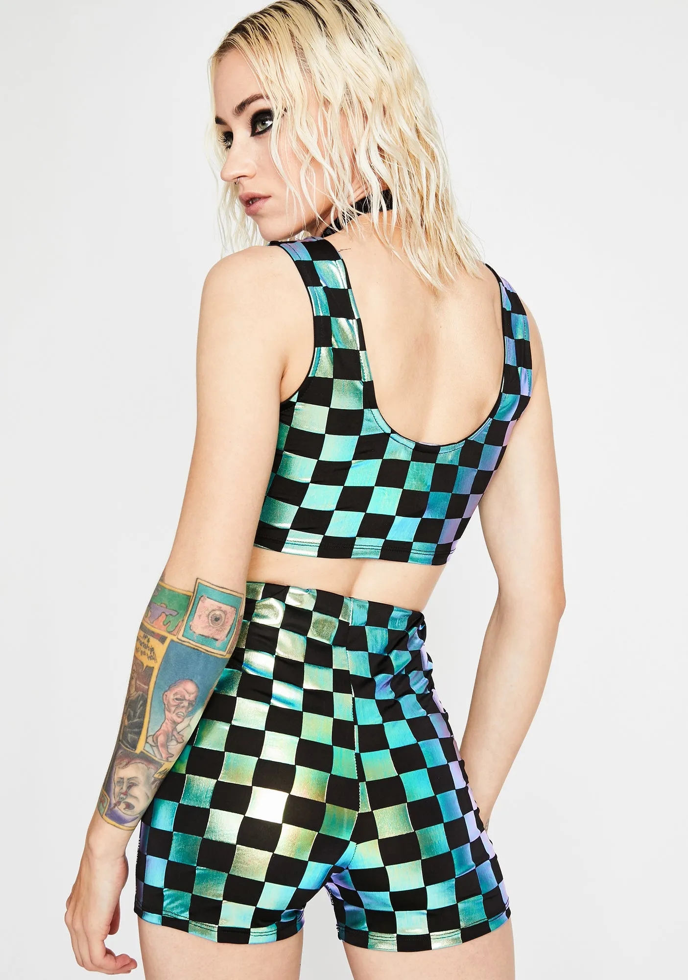 Rave Runner Shorts Set sold by Dolls Kill product image thumbnail 4