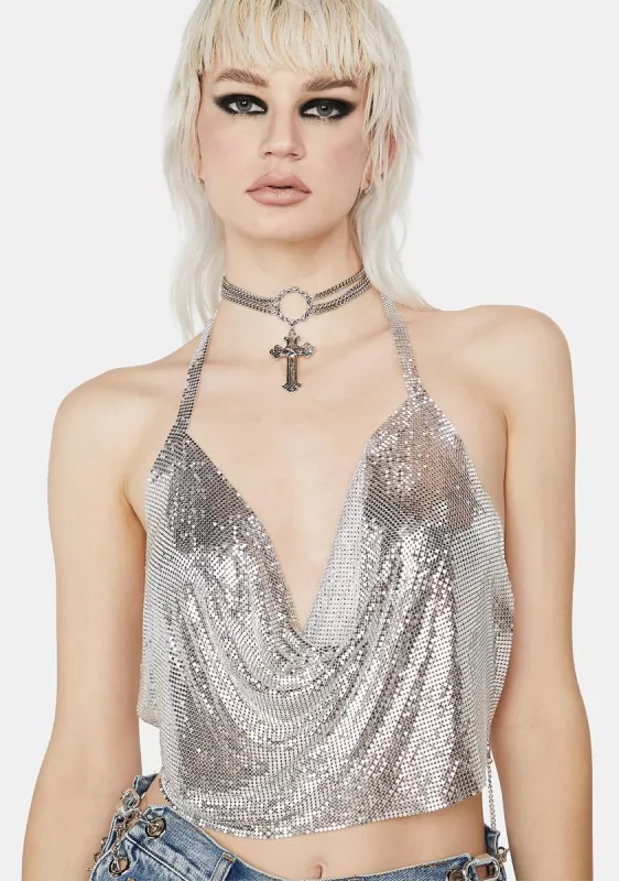 Heiress Activity Chainmail Top sold by Dolls Kill