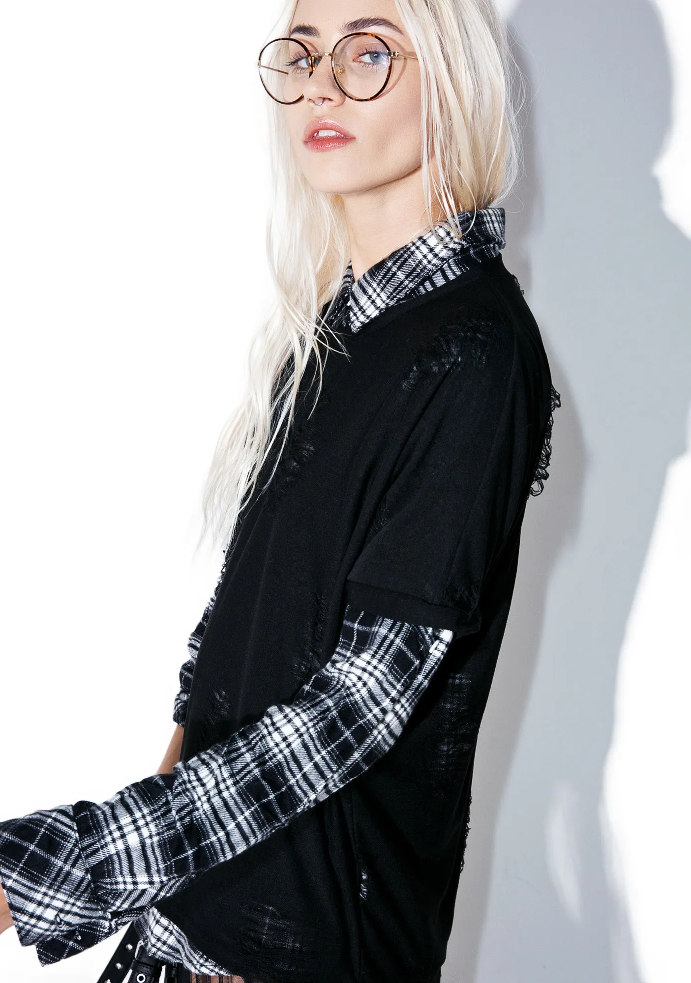 Dark Havoc Distressed Tee sold by Dolls Kill