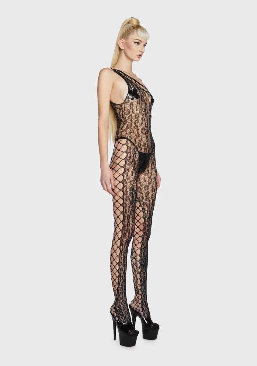 Roarin' For More Fishnet Bodystocking sold by Dolls Kill product image thumbnail 3