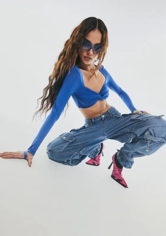 Stef Bra Crop Top sold by Dolls Kill