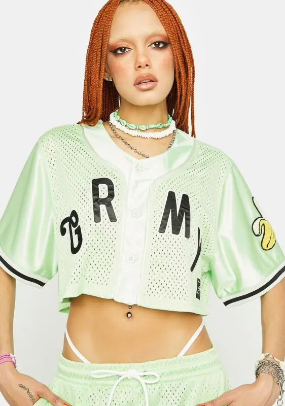 Jungle Punch Girl Mesh Baseball Jersey sold by Dolls Kill