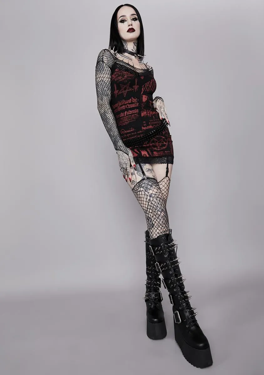 Pull Me Under Cami Dress sold by Dolls Kill product image thumbnail 3