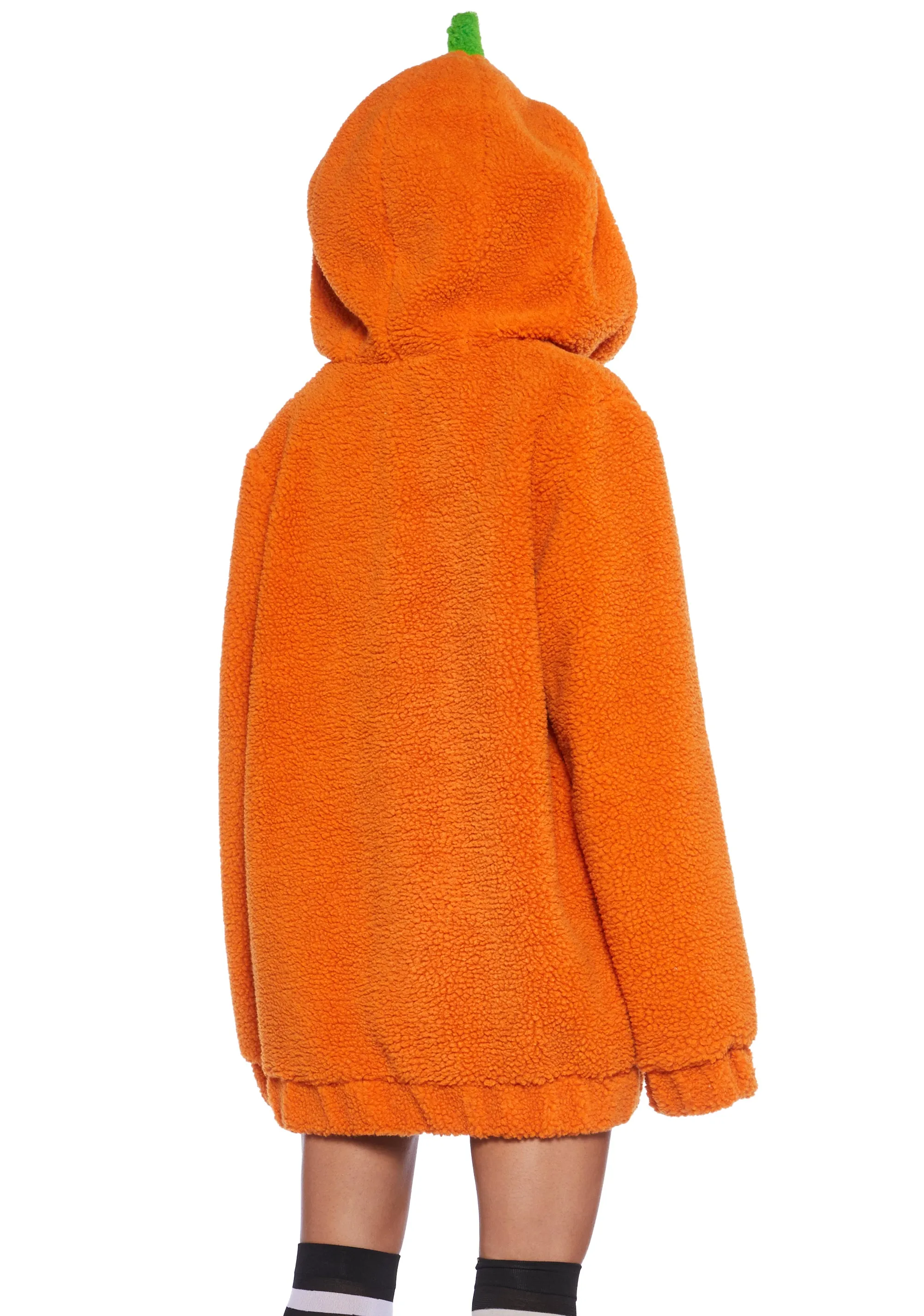 Urban Legend Pumpkin Hooded Sherpa Jacket sold by Dolls Kill product image thumbnail 4