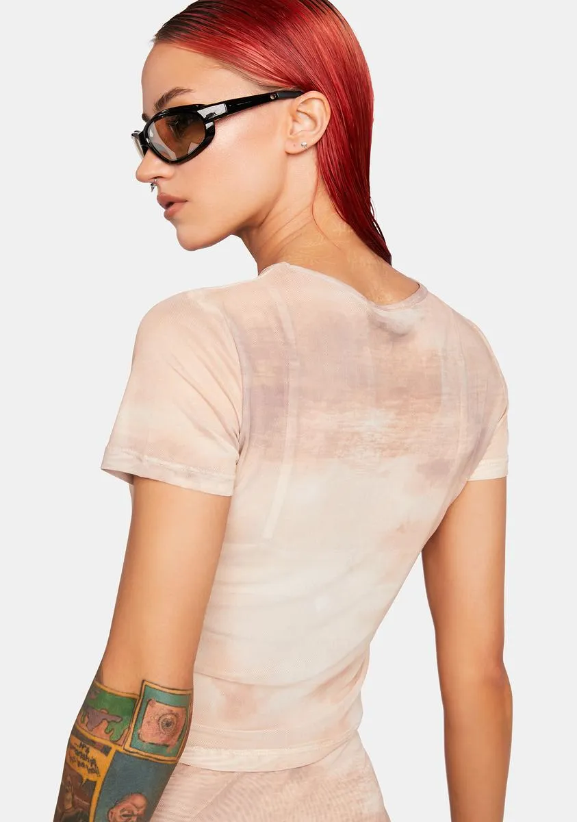 Desert Fantasy Mesh Tee sold by Dolls Kill product image thumbnail 4