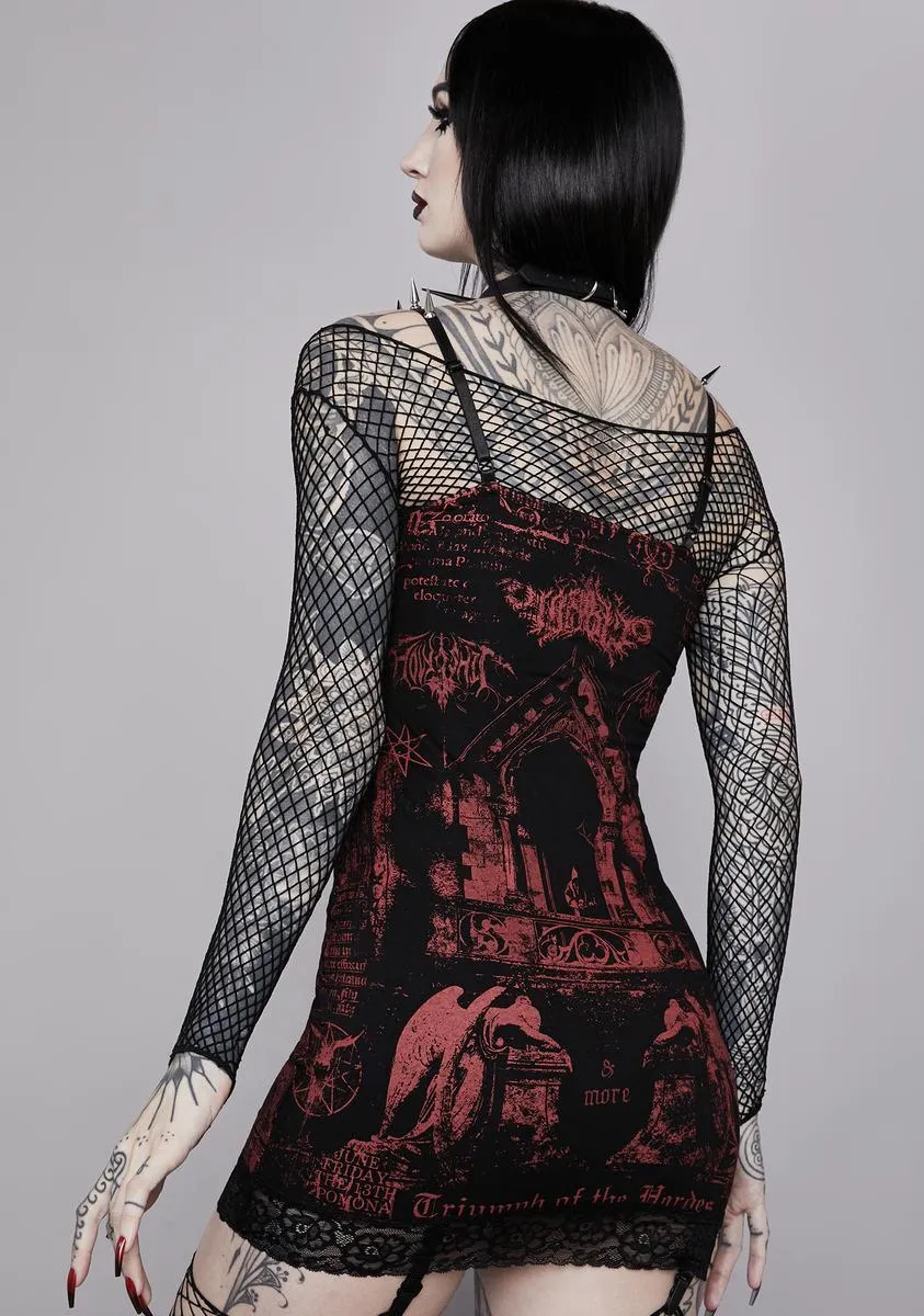 Pull Me Under Cami Dress sold by Dolls Kill product image thumbnail 4