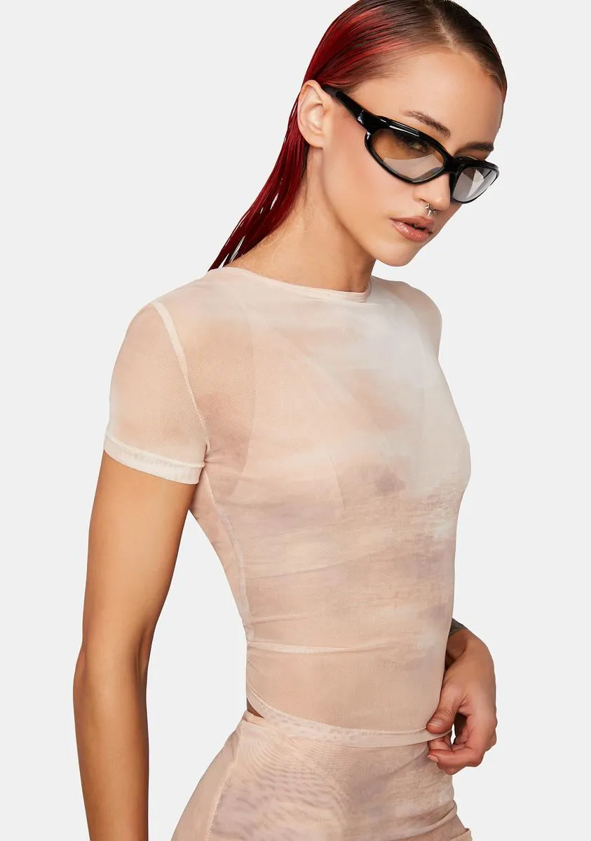 Desert Fantasy Mesh Tee sold by Dolls Kill product image thumbnail 2