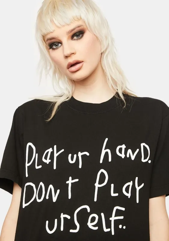 Play Ur Hand Graphic Tee sold by Dolls Kill