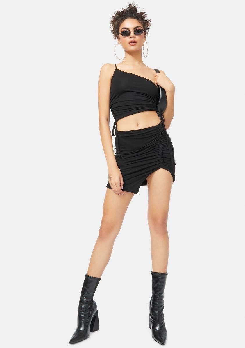 Save Tonight Crop Top & Skirt Set sold by Dolls Kill product image thumbnail 3