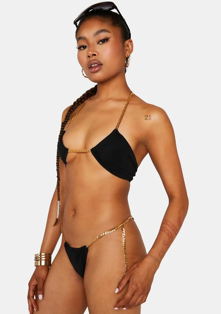 Chain Of Love Strappy Bikini Set sold by Dolls Kill product image thumbnail 2