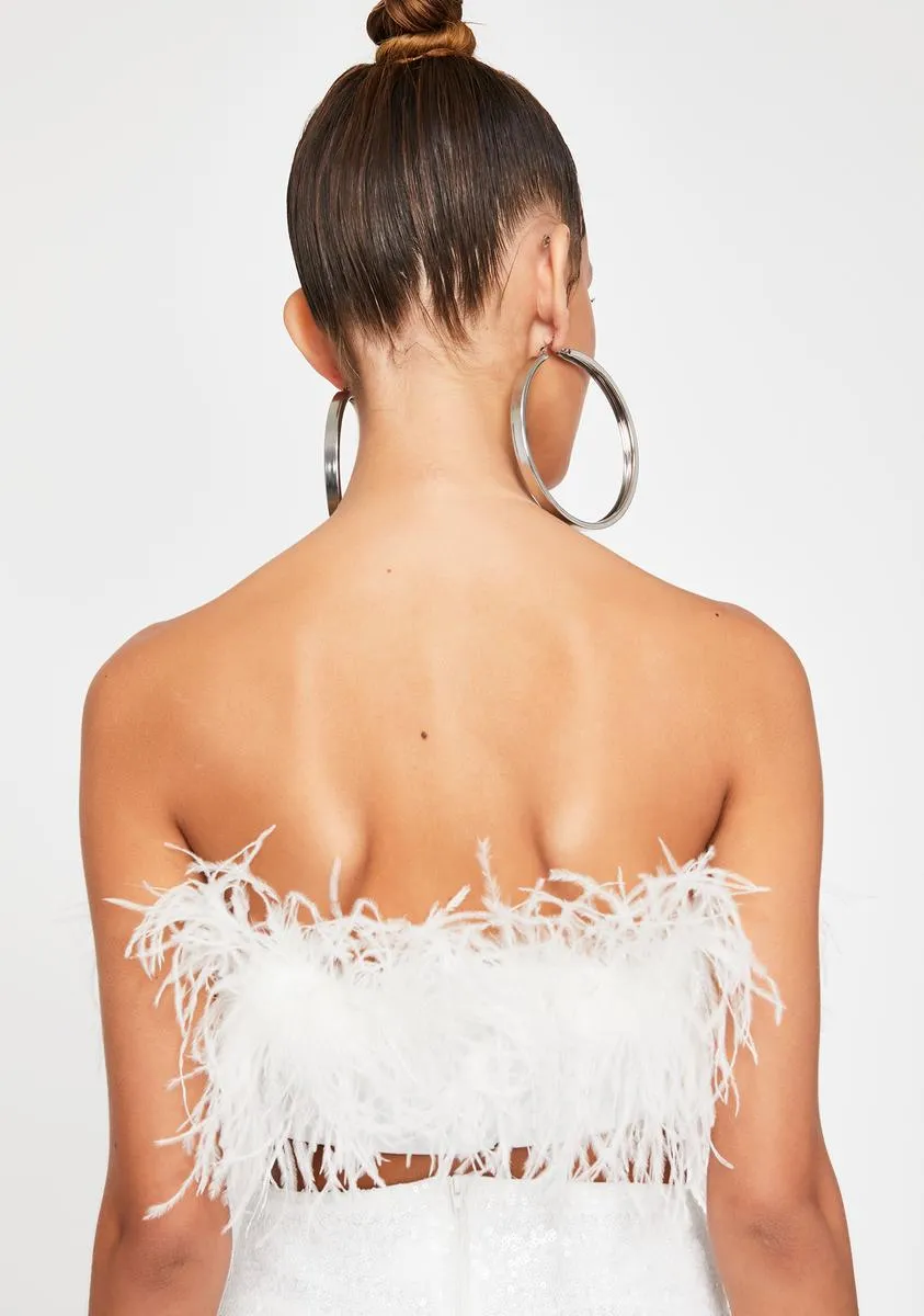 Prissy Much Marabou Top sold by Dolls Kill product image thumbnail 4