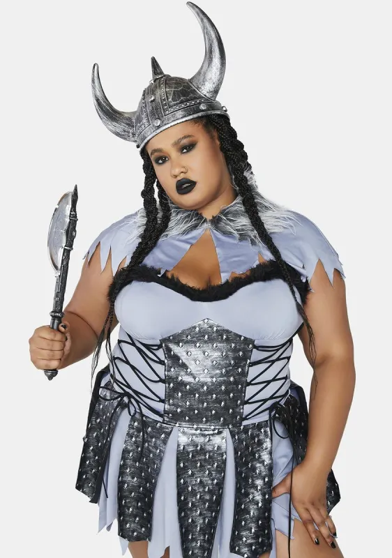 Plus Viking Maiden Costume Set sold by Dolls Kill